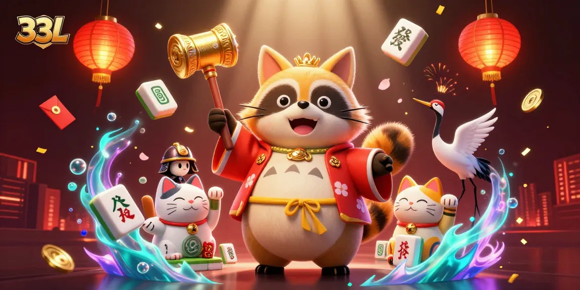 Engage with thrilling 33L casino games featuring vibrant characters in a festive atmosphere.